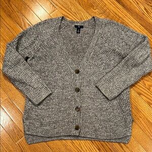 GAP Gray Cardigan Sweater